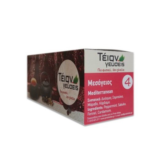 Τέιον Γεύσεις – Μεσόγειος: Χωνευτικό Μείγμα με Δυόσμο & Σαμπούκο 20 τεμάχια